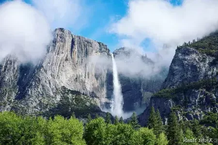 约塞米蒂 Falls in 约塞米蒂 National Park.